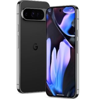 Google Pixel 9 Pro XL official render- Obsidian - front and back