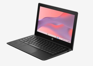 The HP Fortis G1m Chromebook in black.